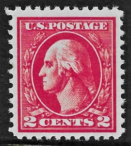 1920 US 528B VFH, Vertical plate scratch on neck