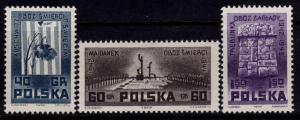 Poland 1050-1052 MNH ◊ Resistance Movement [1962]