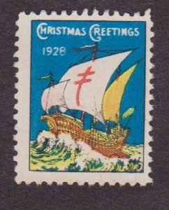 Christmas Seal from 1928 NG Single