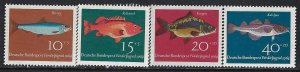 Germany B396 MNH FISHES P1016-4