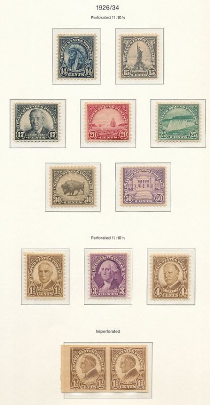 UNITED STATES – PREMIUM MINT COLLECTION 1847-2000 IN 4 KABE ALBUMS – 423217