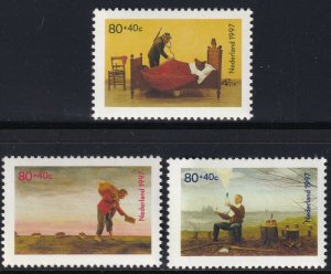 Sc# B702/ B704 Netherlands 1997 Child Welfare Stamps MNH complete set CV $3.30