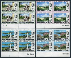 Bermuda 276-279 blocks/4,MNH.Mi 265-268. Keep Bermuda Beautiful,1971.Lighthouse.