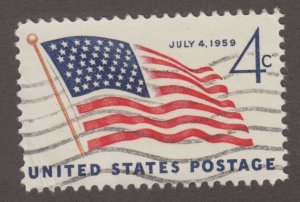 United States 1132 Flag of 1959,  Stars & Stripes 1959