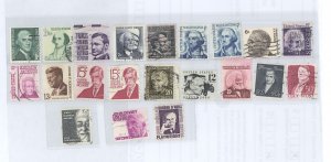 United States #1278-1295  Single (Complete Set)