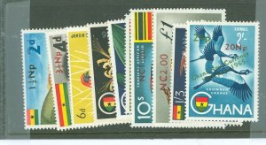 Ghana #277-284/C9/10 Mint (NH) Single (Complete Set)