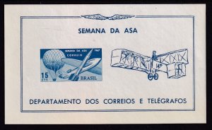 Brazil 1062a Aviation Souvenir Sheet MNH VF