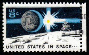 SC# 1434 - (8c) - Decade in Space, Earth, Sun Moon, used single