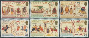 Jersey 1987 MNH Historical Figures Stamps William the Conqueror People 6v Set 