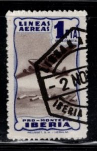 Spain - Plane, Iberia Scott Cinderella  - Used