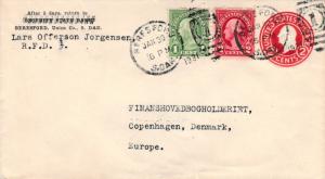 United States South Dakota Beresford 1931 numeral duplex  1c Franklin and 2c ...