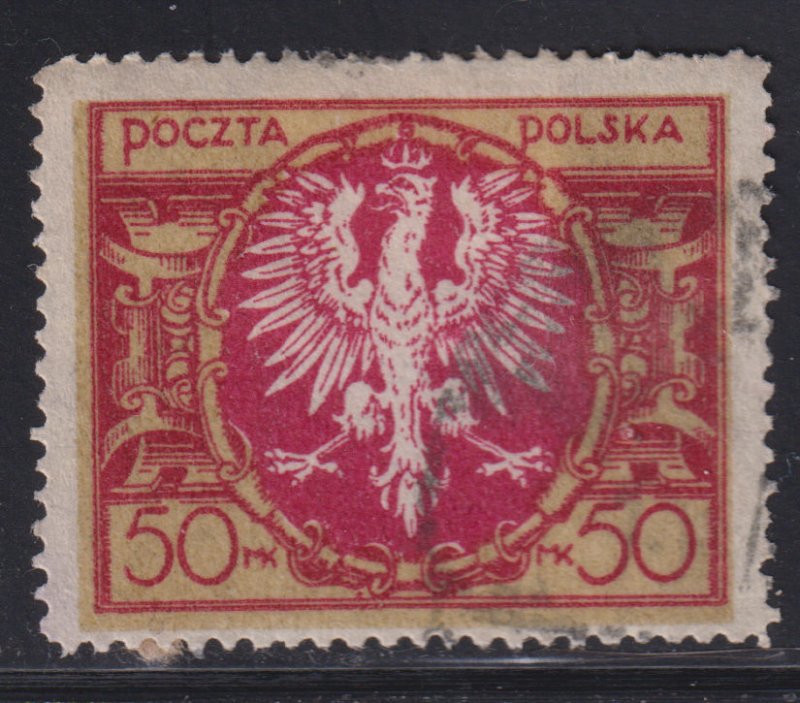 Poland 164 Polish Eagle 50MK 1921