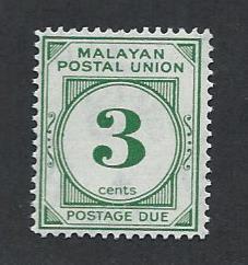 MALAYA SC# J22 F-VF MNH 1952