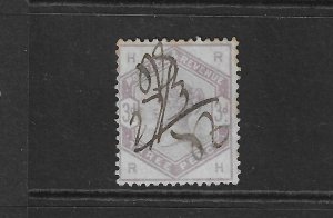 GREAT BRITAIN SCOTT #102 1883-84 VICTORIA- WMK 30- 3P (LILAC)- USED