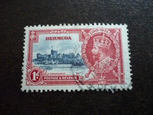 Stamps - Bermuda - Scott# 100 - Used Part Set of 1 Stamp