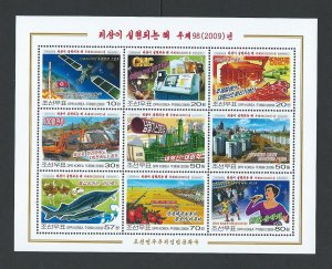 Korea DPR  sheetlet multiple item MNH sc  4888