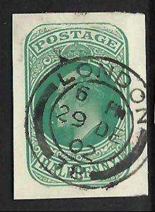 GREAT BRITAIN SQUARE CUT Z8-61