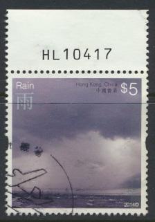 Hong Kong 1861 Used / Fine Used    Weather  Rain  - 2014 issue 