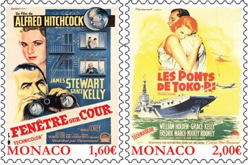 Scott #2845-6 Grace Kelly Films MNH