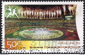 AUSTRALIA 2006 50c Multicoloured, Commonwealth Games Memorable Moments-Closin...