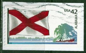 US ~ Scott # 4274 ~ Used on paper ~ Alabama