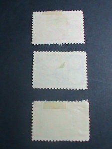 ​CUBA- 1950 SC#452-4 OVER 70 YEARS OLD-MANUEL BALANZALAGUI USED STAMP SET-VF