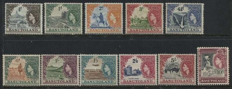 Basutoland QEII 1954 complete set mint o.g.