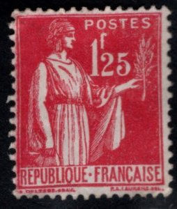 FRANCE Scott 280 MH* Peace with Olive branch stamp