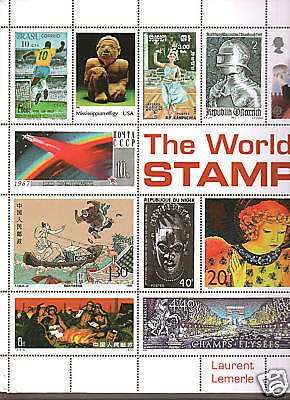 The World in Stamps, by Laurent Lemerle. New.