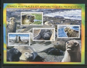 FRENCH ANTARCTIC SO. TERRITORIES SCOTT #388 & 406 SOUVENIR SHEETS MINT NH