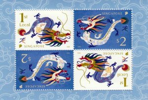Singapore - Postfris/MNH - Sheet Year of the Dragon 2024
