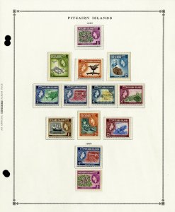 Pitcairn Islands Mint 1950s to 1980s Clean Useful Stamp Collection