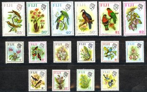 Fiji Sc# 305-320 MNH 1971-1972 Birds