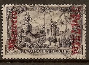 Germany-Offices-Morocco 31 Used 1905 3p75c on 3m blk violet