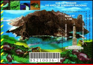 2628 BRAZIL 1997 TRINDADE ISLAND, FISH, BIRDS, LIGHTHOUSE MI# B106 RHM B-108 MNH