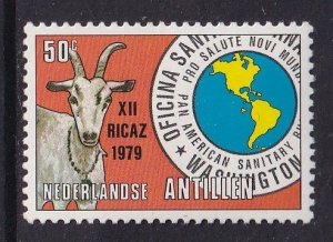Netherlands Antilles #437a MNH 1979  zoonosis control 50c red