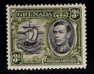 GRENADA Scott 137 Mint Hinged, MH* KGVI 1938 stamp perf 12.5