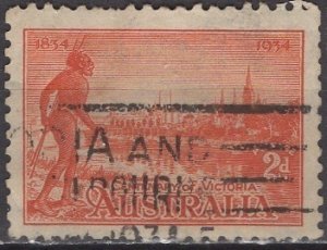 Australia; 1934: Sc. # 142:  Used Single Stamp