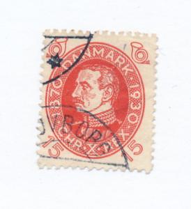 Denmark 1930 Scott 214 used - 15o, Christian X