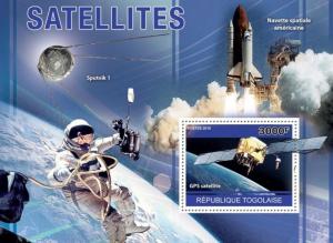 TOGO 2010 SHEET SATELLITES SPACE GPS SPUTNIK tg10405b