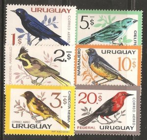 Uruguay  SC  C258-63   Mint Never Hinged