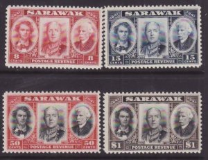 Sarawak-Sc#155-8- id9-unused og NH  set-Brooke family-KGVI-1946-