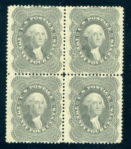 US SCOTT #37 BLOCK MINT-VF-FULL O.G.-XLH W/ PF CERT SCV $10,000