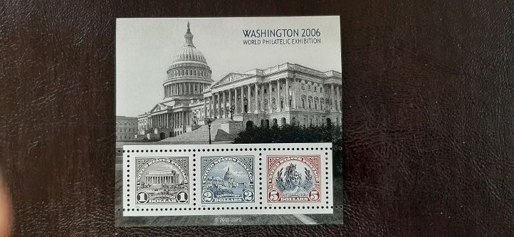 US Scott # 4075; $8. S/S WPE from 2006; MNH, og; XF