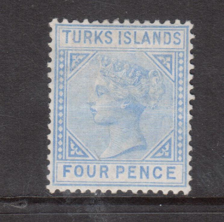 Turks Island #43 Very Fine Mint Hinged