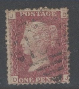 Great Britain, Scott 33 used,  plate-119