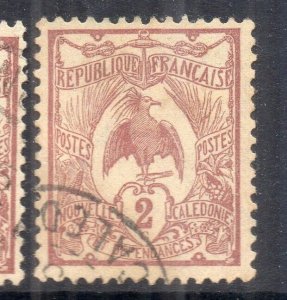 French Colonies Caledonia Early 1900s Issue Fine Used 2c. NW-253642