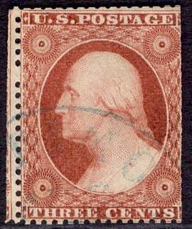 US Stamp Scott #25 Used SCV $180