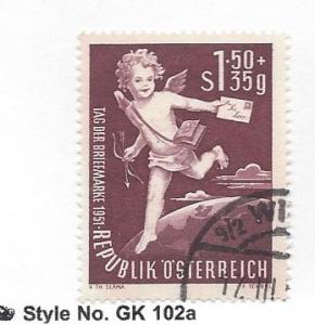 Austria, B278, Stamp Day 1952 Single, **Used** (LL2018) #1