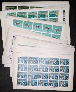 EDW1949SELL : RYUKYU Collection of 80 Full Shts of 20 incl some Better All VFMNH 